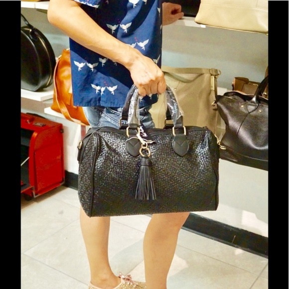 Pink Haley Layla Satchel in Gold - Picture 7 of 8